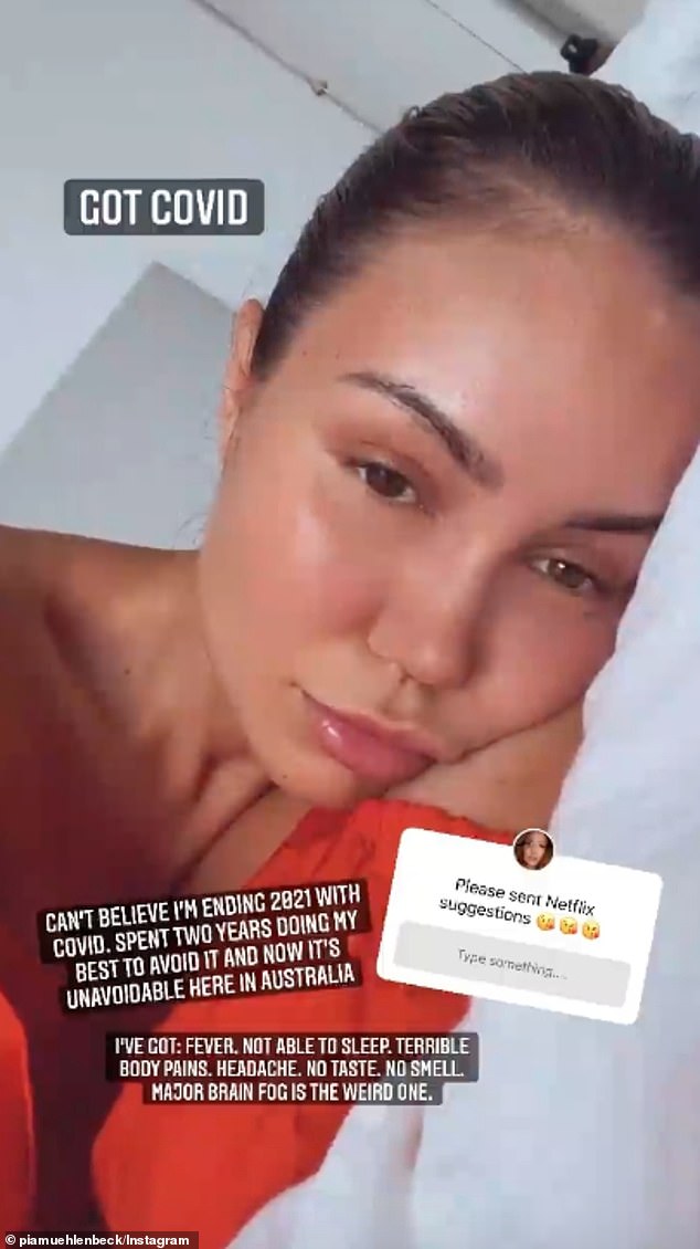 Influencers Pia Muehlenbeck and Kane Vato test positive for Covid