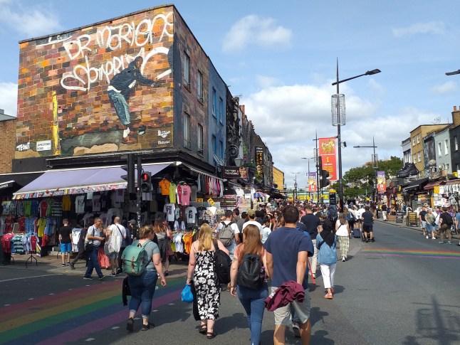 Map shows where traffic will be banned on London's Camden High Street