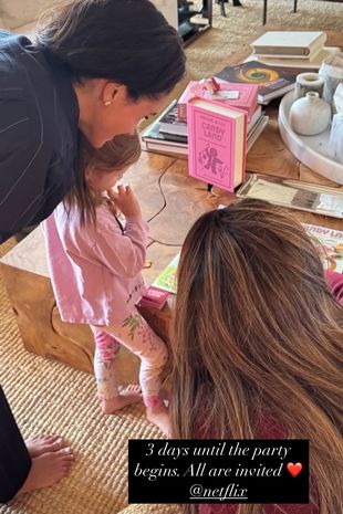 Meghan Markle shares rare glimpse of daughter Lilibet playing with 'auntie'