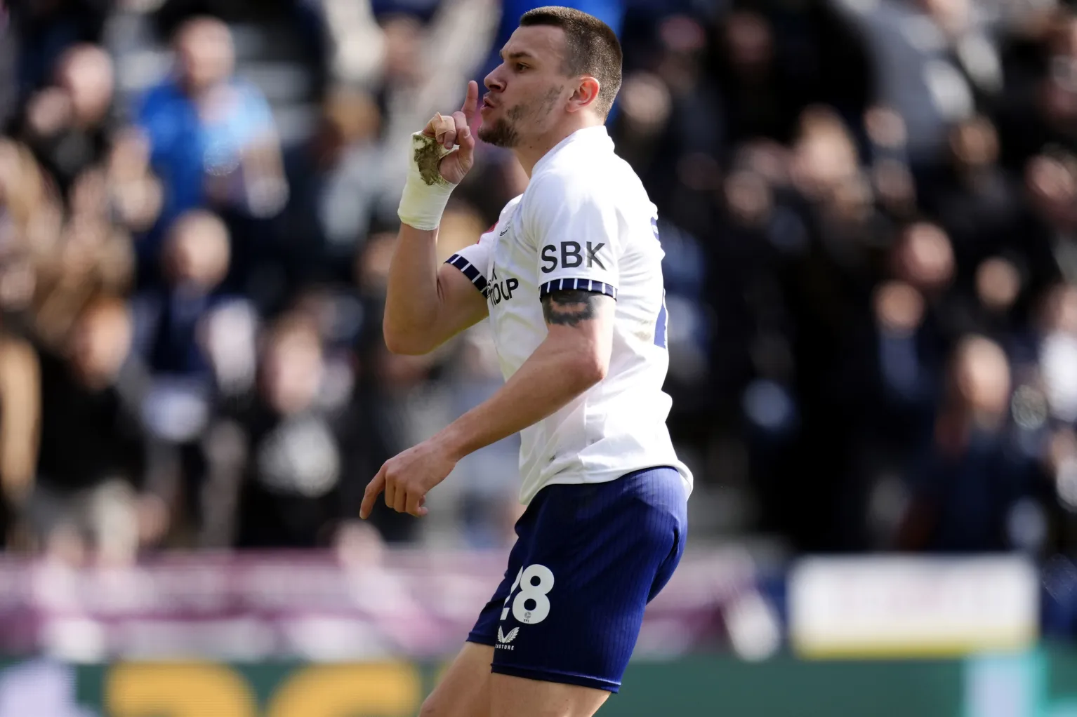 Burnley players refuse to shake hands with Preston’s Osmajic after racism allegation