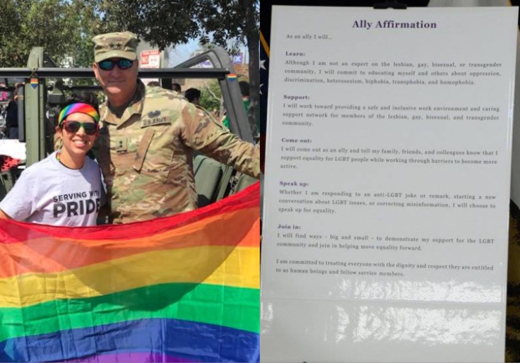 California Military Generals Pledged Loyalty to 'LGBT People' in 'Culty' 2016 Ceremony, Unearthed Photos Show