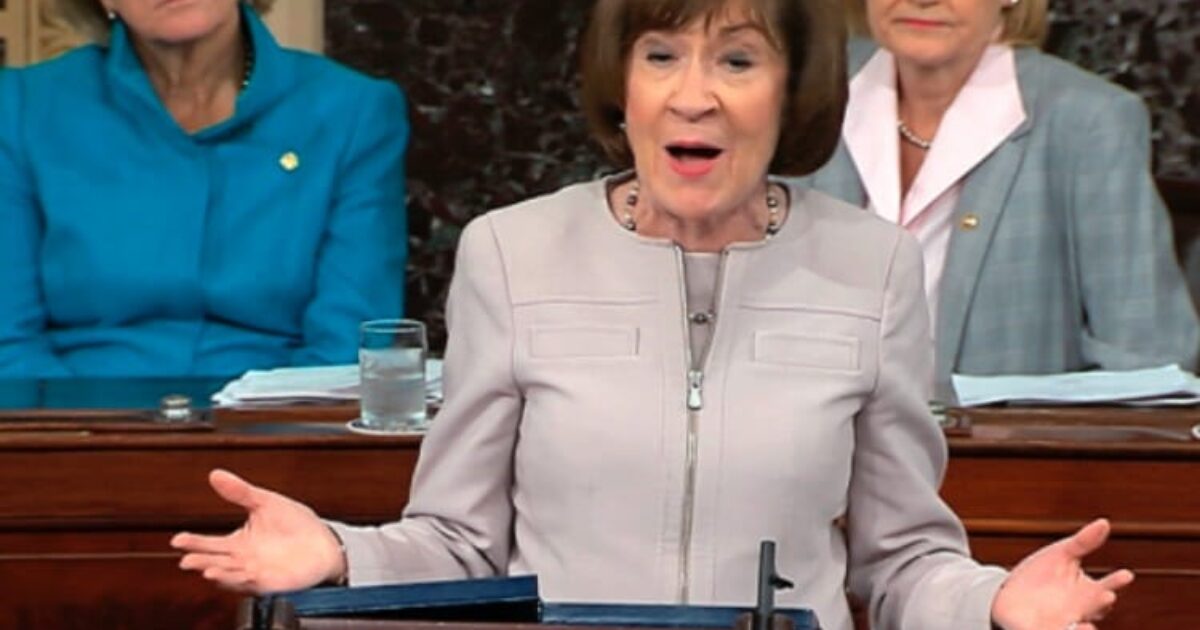 Toxic RINO Susan Collins Is a 