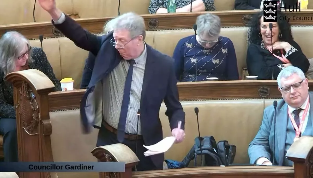 Shock as Labour councillor does Nazi salute and shouts 'I'm a fascist'