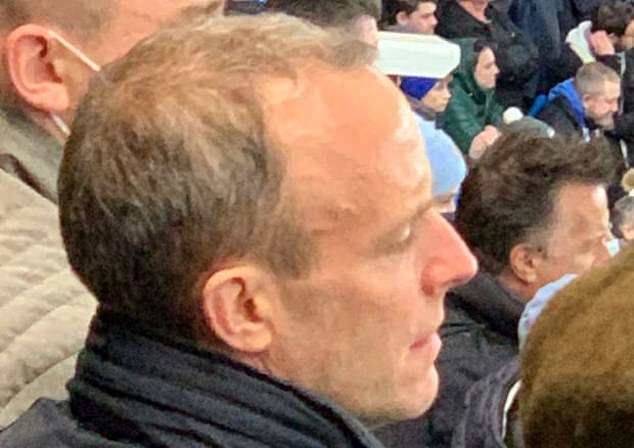 Dominic Raab maskless at Chelsea match despite club urging their use