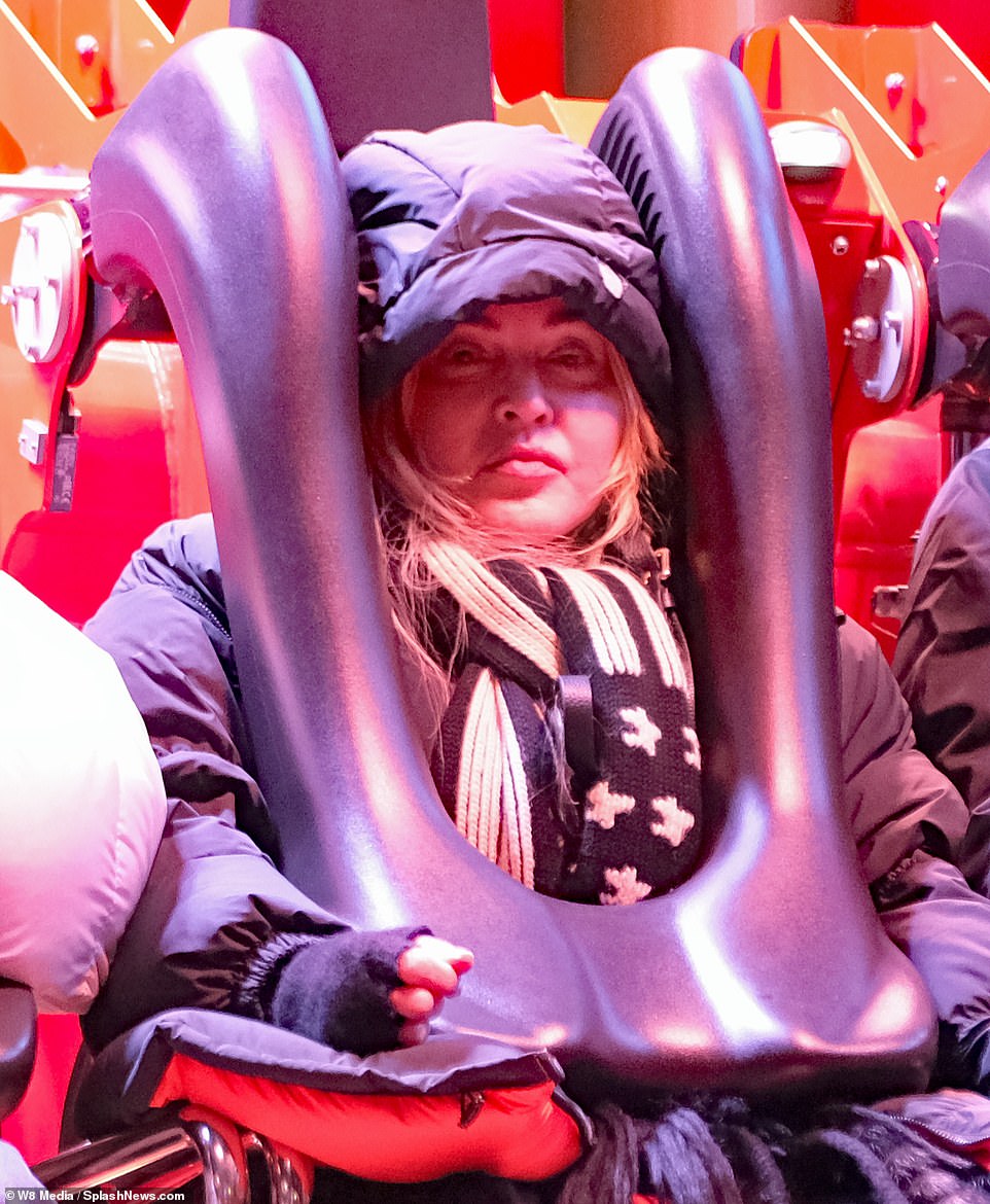 Madonna, 63, looks bored at Winter Wonderland with toyboy lover, 27