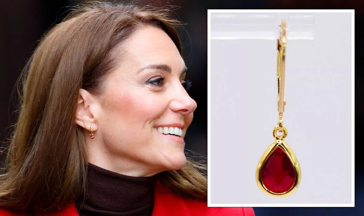 You can copy Princess Kate's gold teardrop earrings from as little as £28