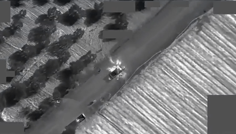 Chilling drone footage reveals moment ‘senior Al-Qaeda leader’ is wiped out in brutal airstrike...