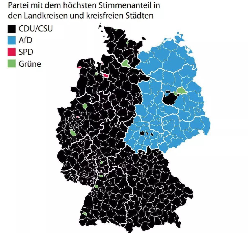 Breaking: Germany's CDU Wins Elections, Populist Conservative AfD Party Roars into Second Place with Strongest Showing in Decades - But CDU Will Likely Pick Social Democrats SPD to Form Coalition and Ignore AfD