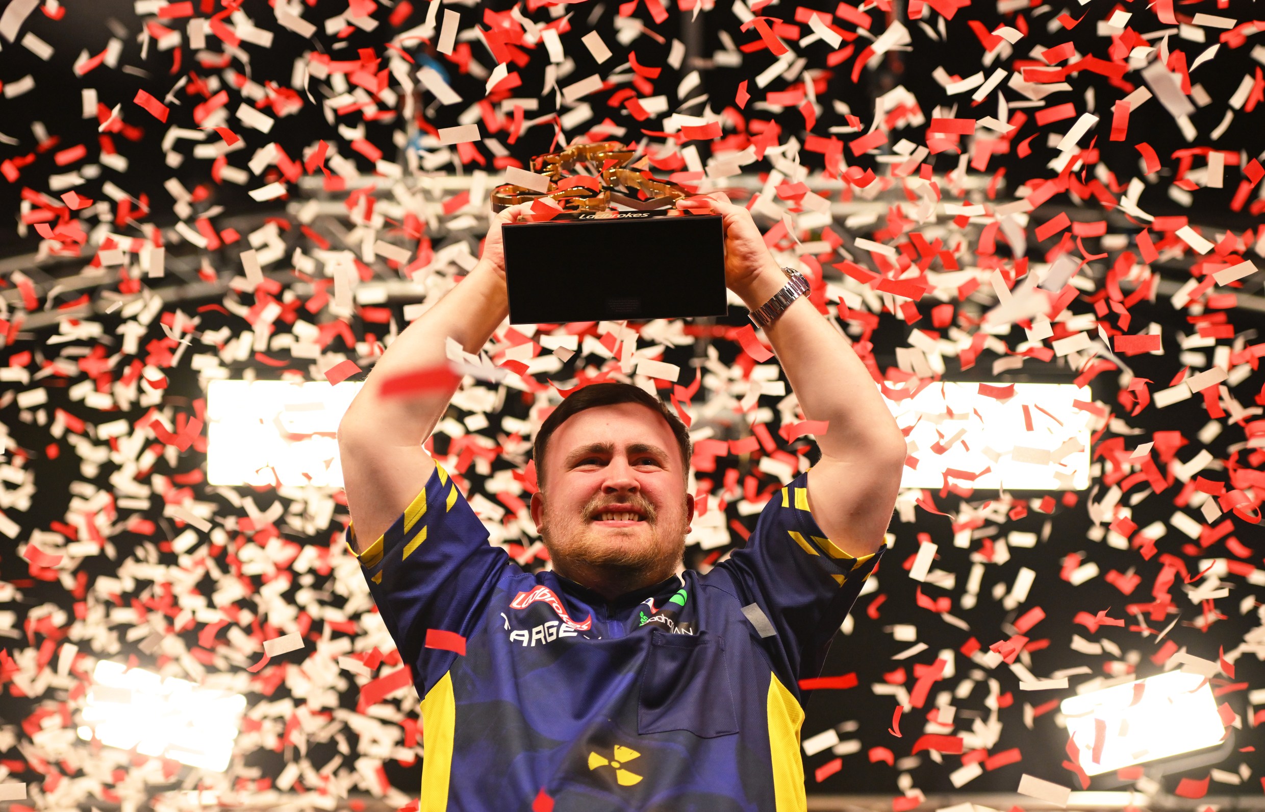 Luke Littler destroys James Wade to win UK Darts Open as Man Utd loss spurs teenager to fifth major title...