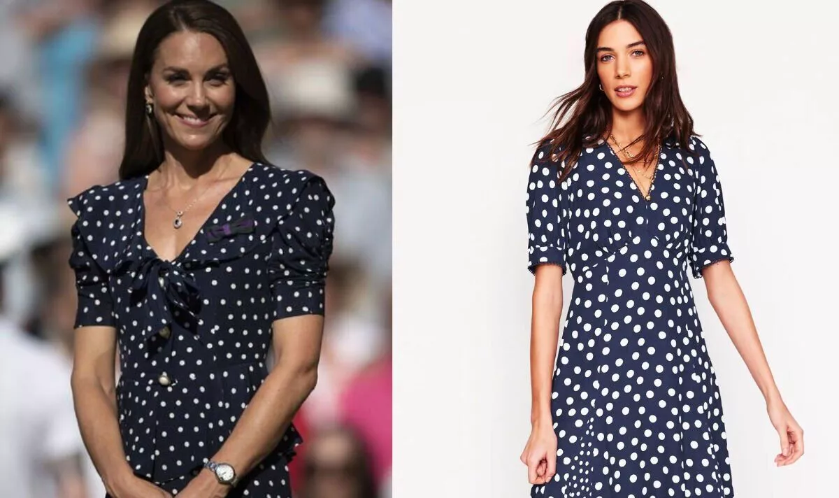 Princess Kate style polka dot dress shoppers are calling 'extremely flattering'