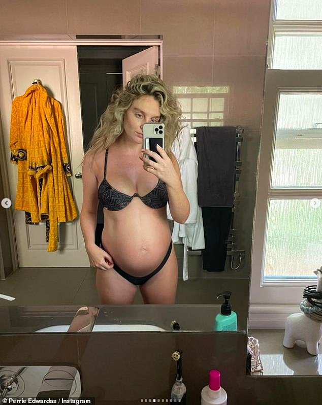 Perrie Edwards reflects on pregnancy with throwback bump snaps