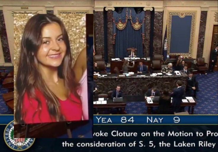 Huge Bipartisan Majority Able To Overcome Far-Left Filibuster on Laken Riley Act