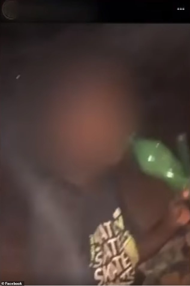 Disturbing Christmas video show young child  'smoking a bong'