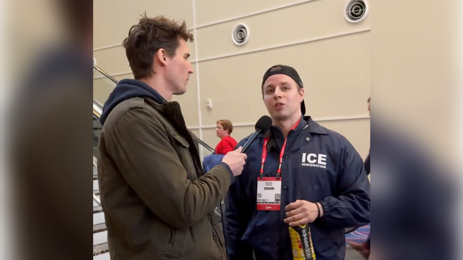 Pardoned J6 Prisoner Triggers Leftist Reporter After Revealing Hilarious Reason He Wears $29.99 ICE Jacket to Home Depot