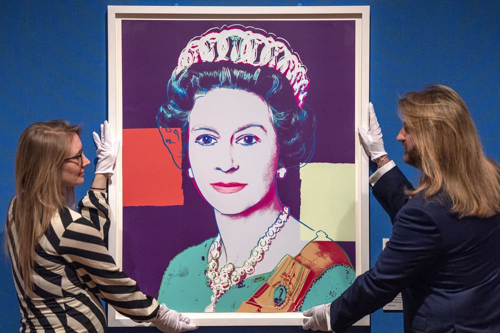 Andy Warhol screenprint of Queen Elizabeth II among works on show at exhibition