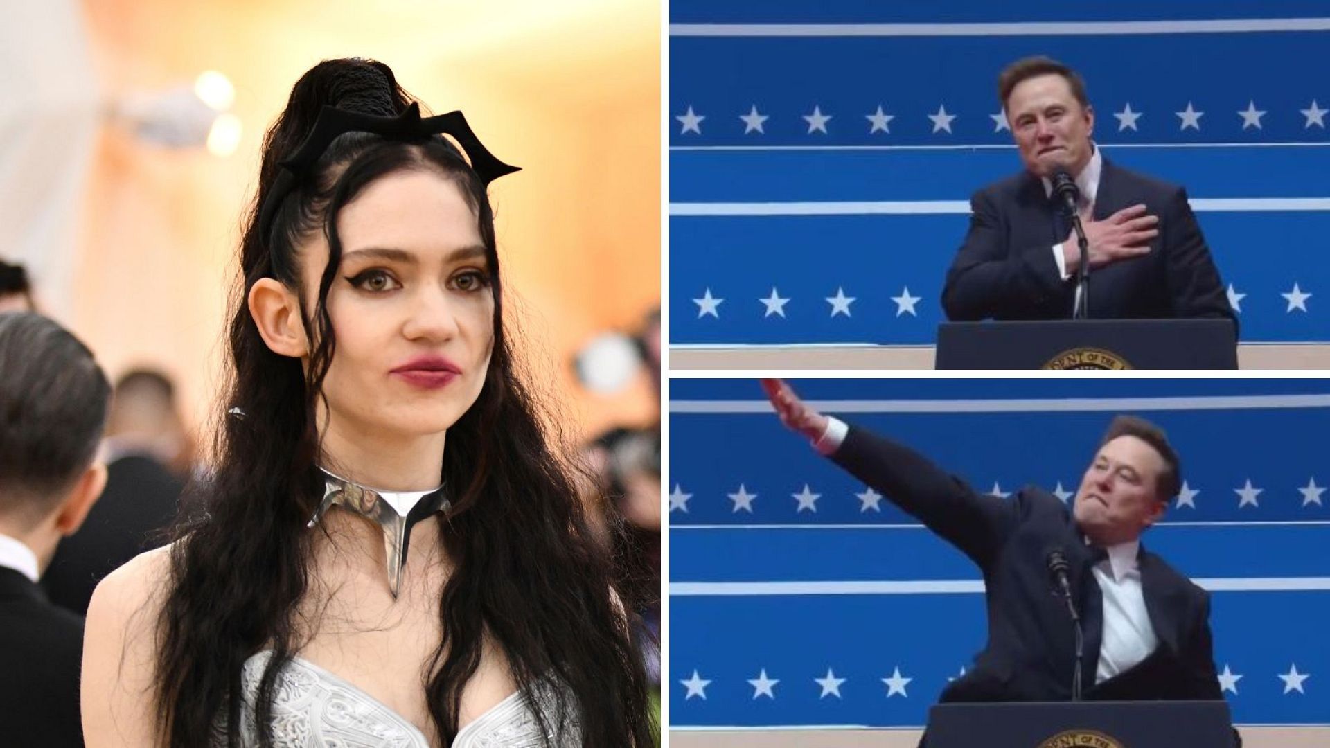 Musk ex-partner Grimes ‘happy to denounce Nazi-ism' after his salute