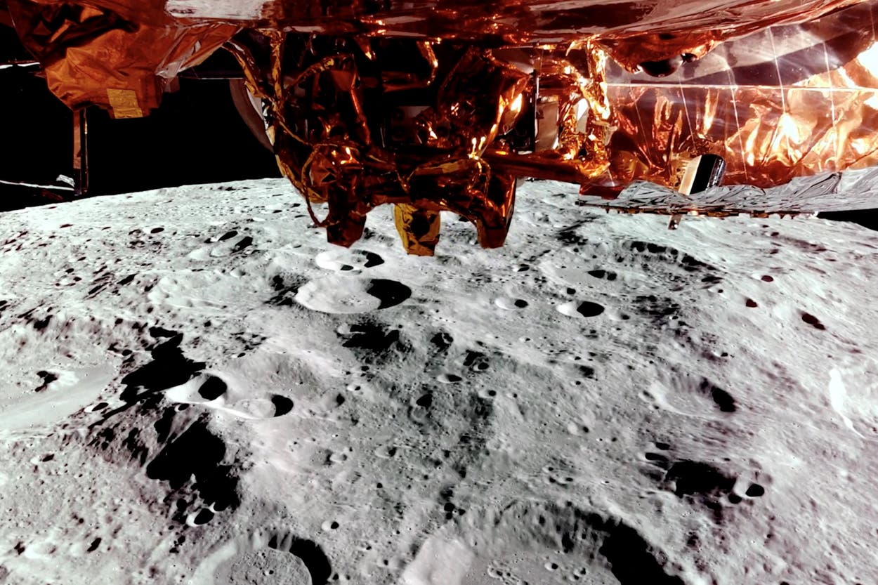 Firefly ‘Blue Ghost’: The first image from the moon after privately-funded lunar lander touches down