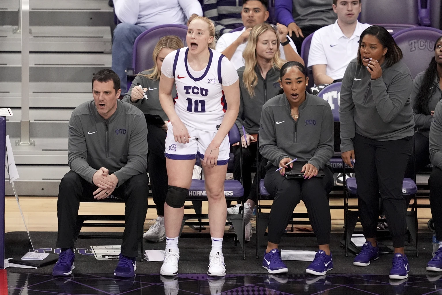 Big 12's 1st winner-take-all finale as No. 10 TCU women face No. 17 Baylor in bid for league title