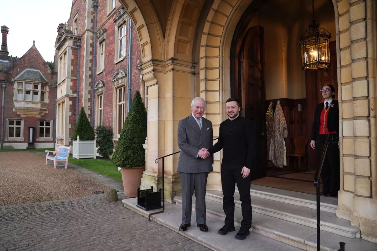 King Charles welcomes Zelensky at Sandringham after Trump peace talks collapse