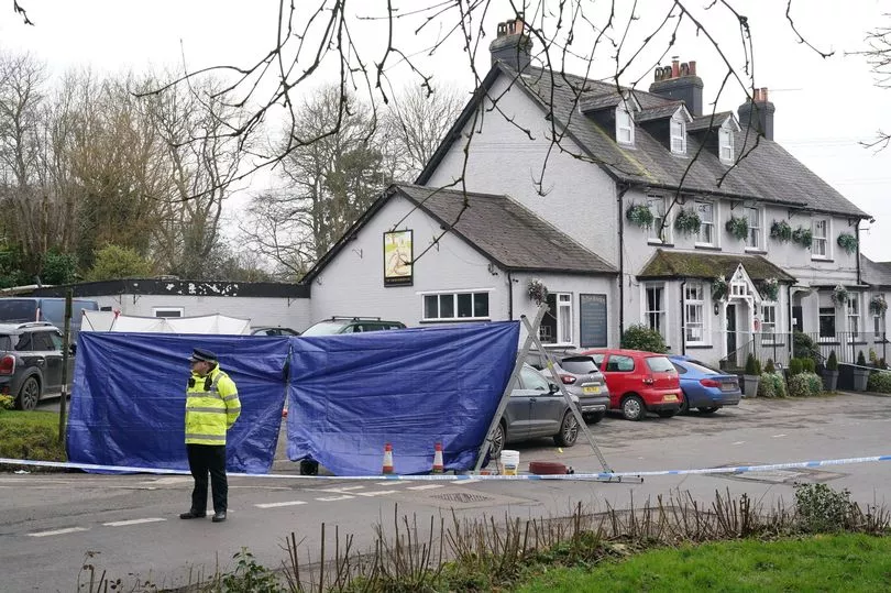 Woman dies after Valentine's Day shooting at pub as cops hunt man 'known to her'