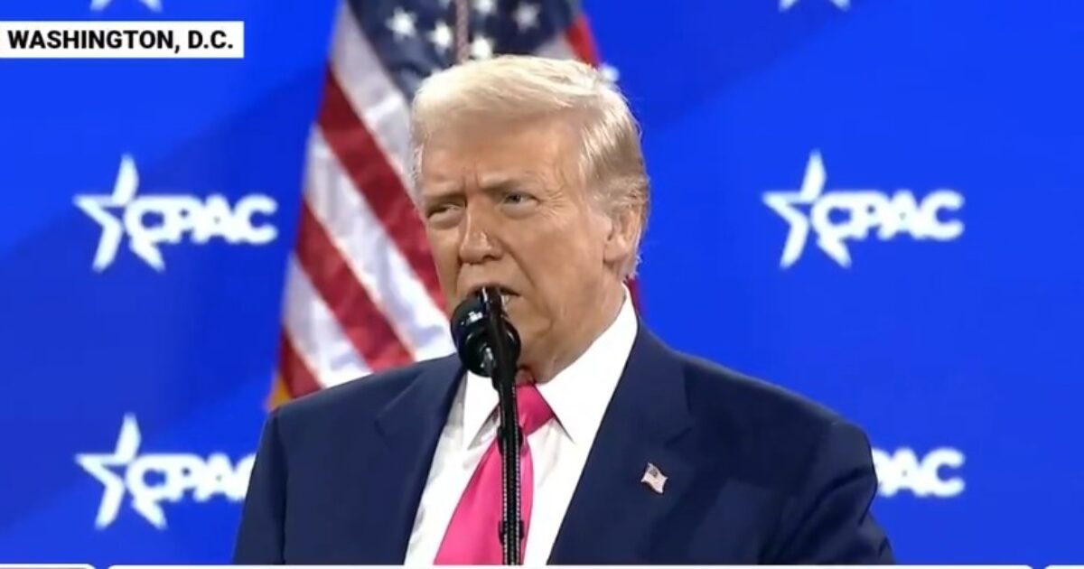 President Trump Addresses CPAC 2025 - 