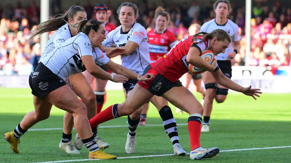 Premiership Women's Rugby: Gloucester-Hartpury beat Bristol to secure final spot