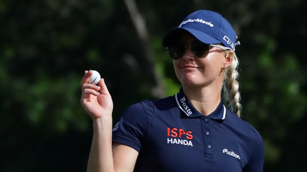 LPGA: Charley Hull one shot off lead at Women's World Championship