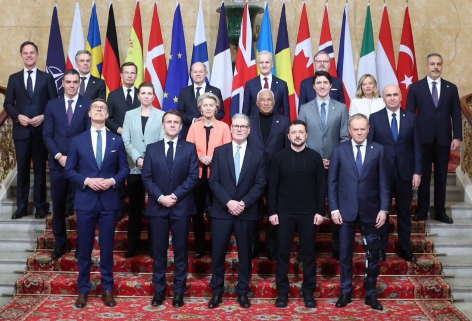 Globalist Lovefest: Western Leaders Line Up with Zelensky in UK for Group Shot After Rude and Repulsive Stunt at White House - Maybe They'll Pay for the Unending War Now?