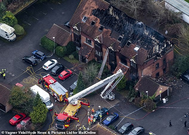 Second body is discovered inside Reading flats destroyed by a fire