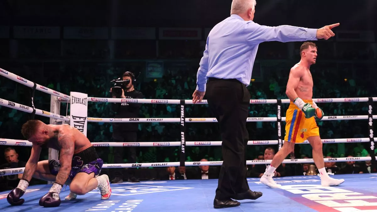 Brawl breaks out at boxing fight after disqualification in controversial finish