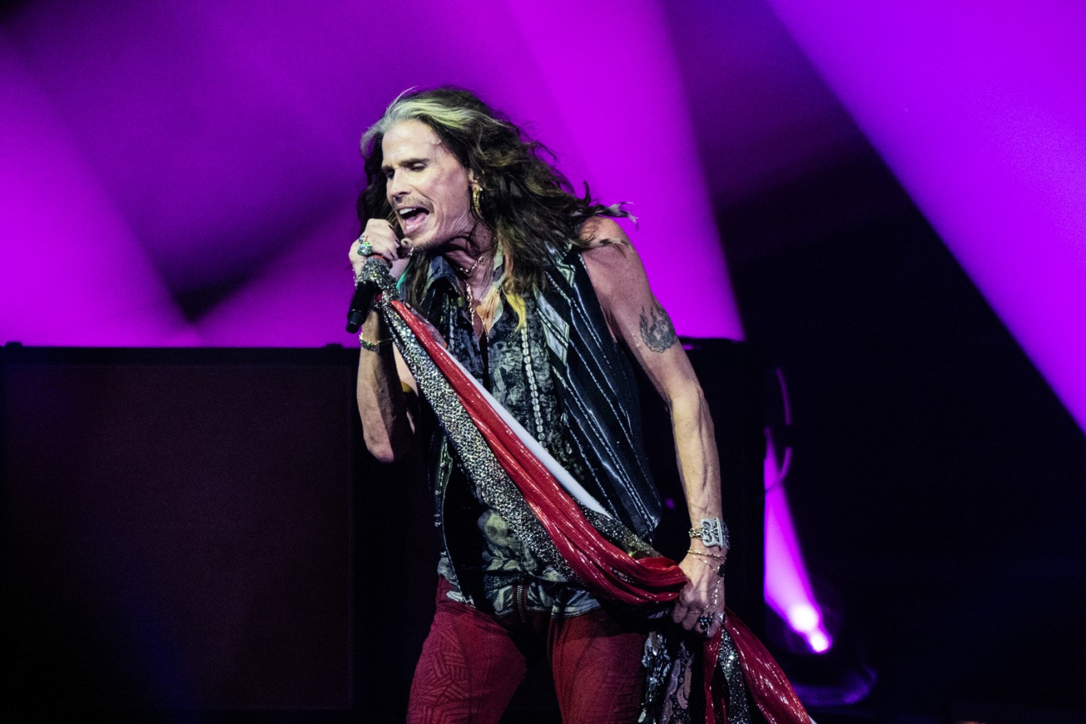 Aerosmith's Steven Tyler Makes Performs at Benefit Concert: Watch