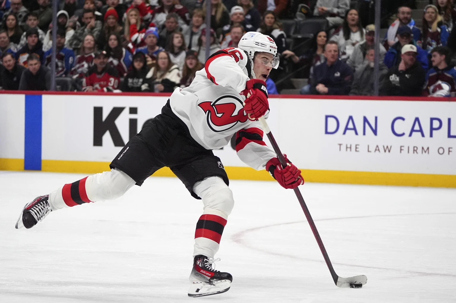 Meier gets tiebreaking goal early in 3rd period as Devils beat Utah 3-1