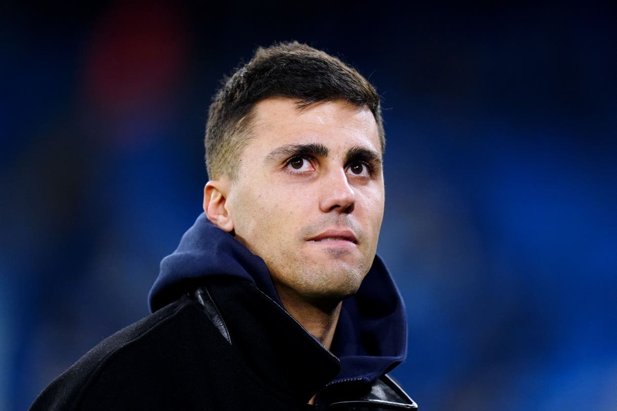 Man City star Rodri returns to individual training after serious knee injury