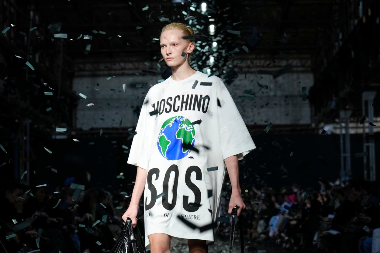 Moschino takes out the rubbish at Milan Fashion Week