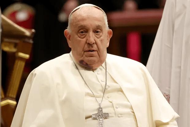 Pope Francis, 88, weighs in on Ukraine from hospital after Zelensky and Trump’s row as he misses blessing f...