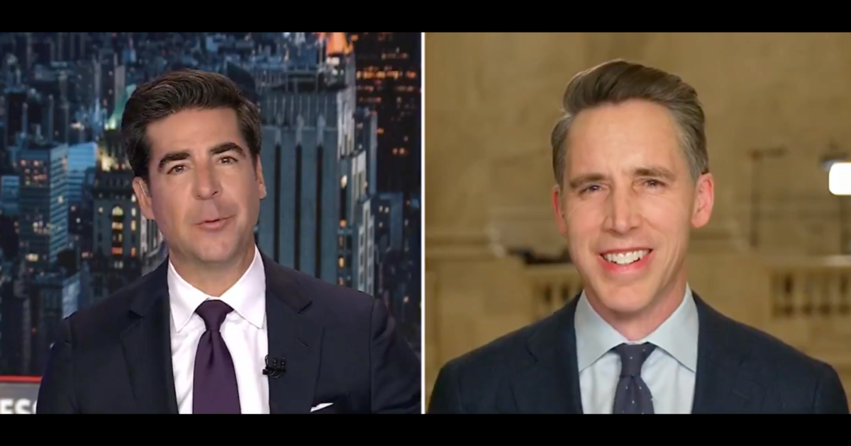 Senator Josh Hawley Tells Jesse Watters Democrats are Walking Around Capital Hill Demoralized (Video)