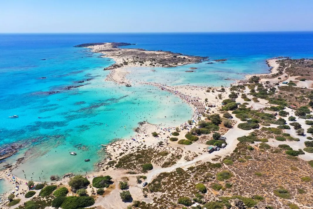 The beach in Greece with pink sand that's been crowned 'best in the world'