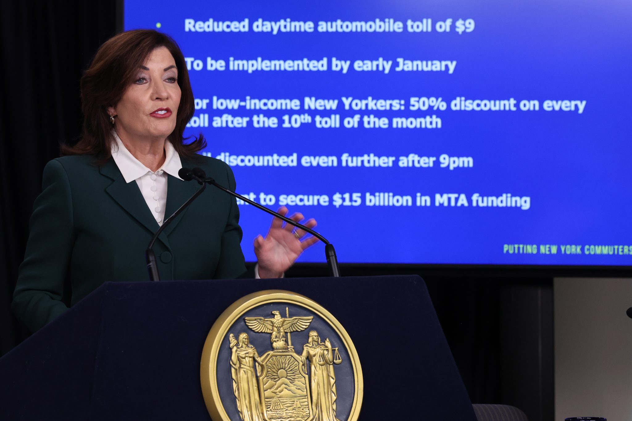 Hochul Sues Trump Admin for Revoking NYC's Congestion Pricing Program