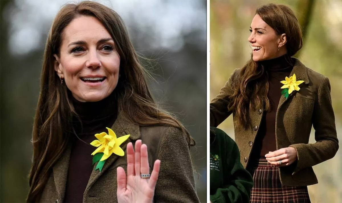 Royal fans all say the same thing as Princess Kate sports old-school jacket