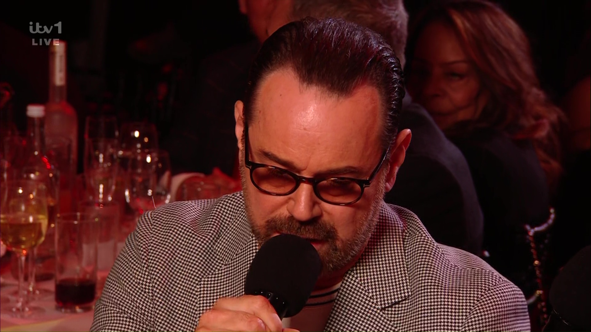 Watch as Danny Dyer drops c-word live at BRITs as he takes swipe at the prime minister in speech TOO rude...