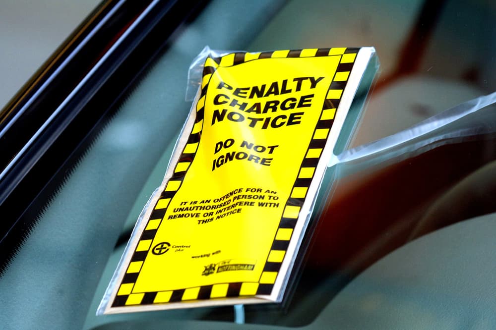 What are the different types of parking tickets?