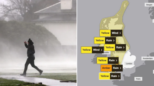 Met Office issues 'danger to life' warning ahead of flooding and 70mph winds