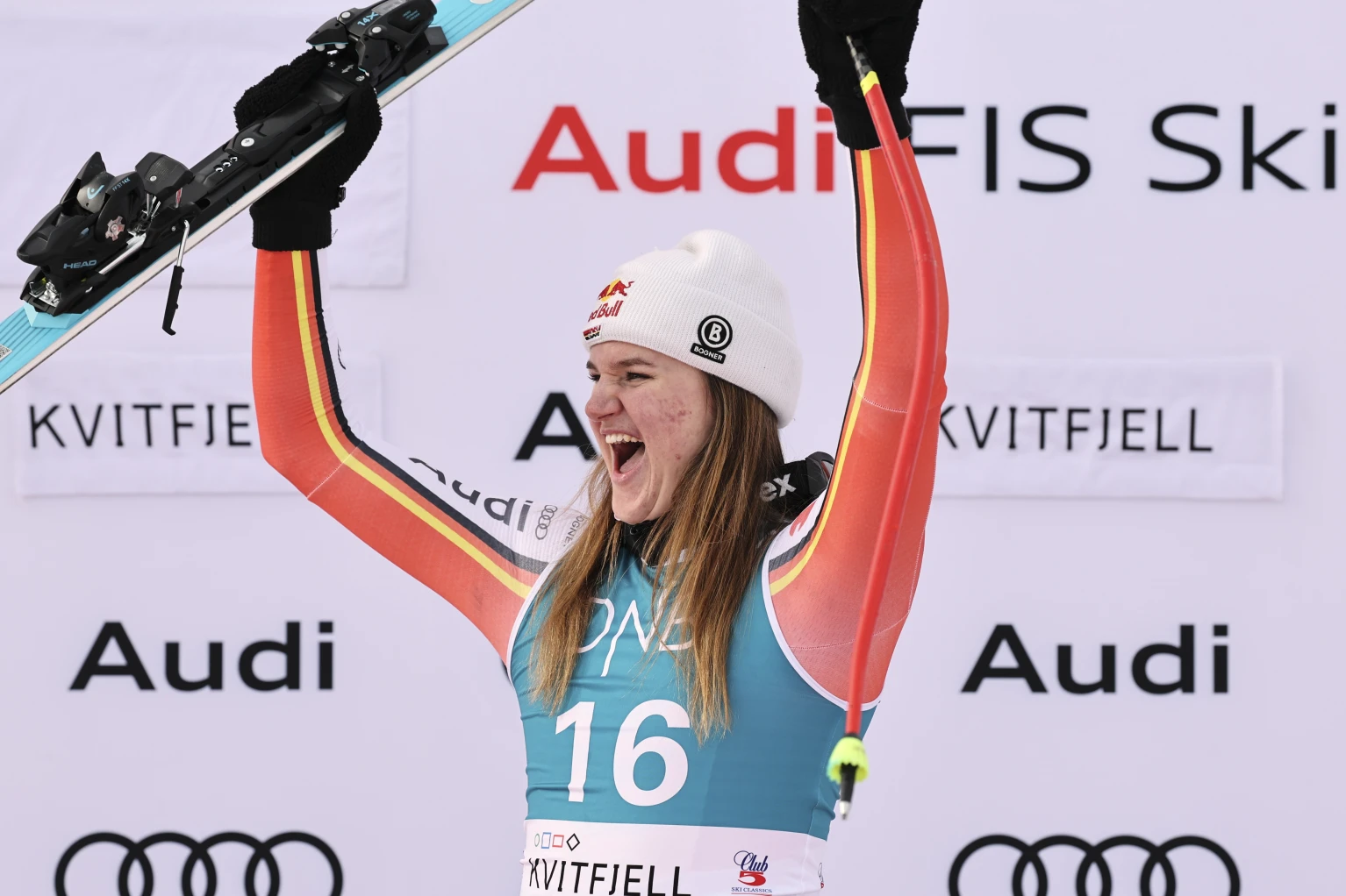 German skier Emma Aicher edges out US racer Lauren Macuga for her first World Cup victory