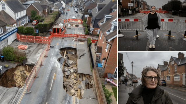 The new-build estate where Surrey sinkhole could make homes impossible to sell