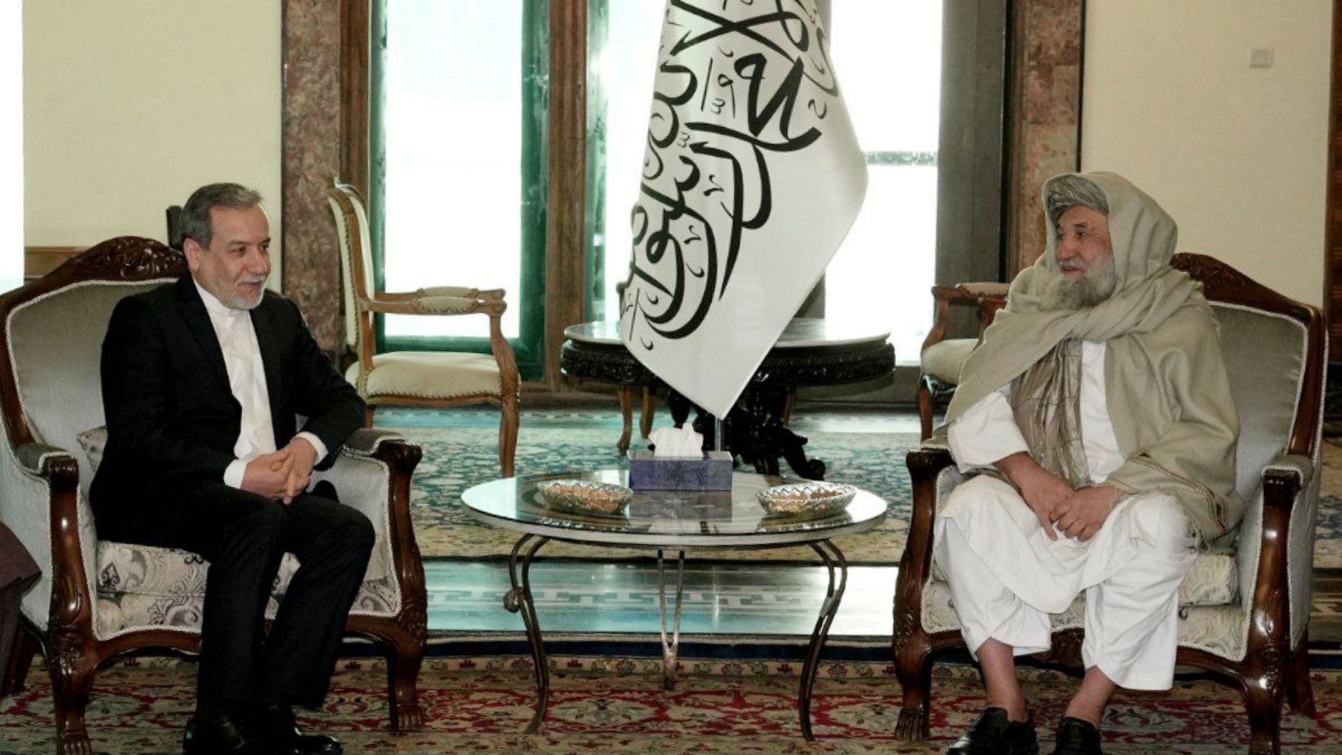 Iranian foreign minister meets Taliban in first visit in eight years