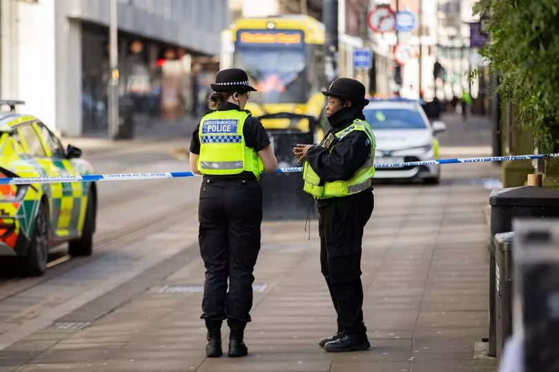 Girl, 3, dies after being hit by van in Manchester city centre tram crash