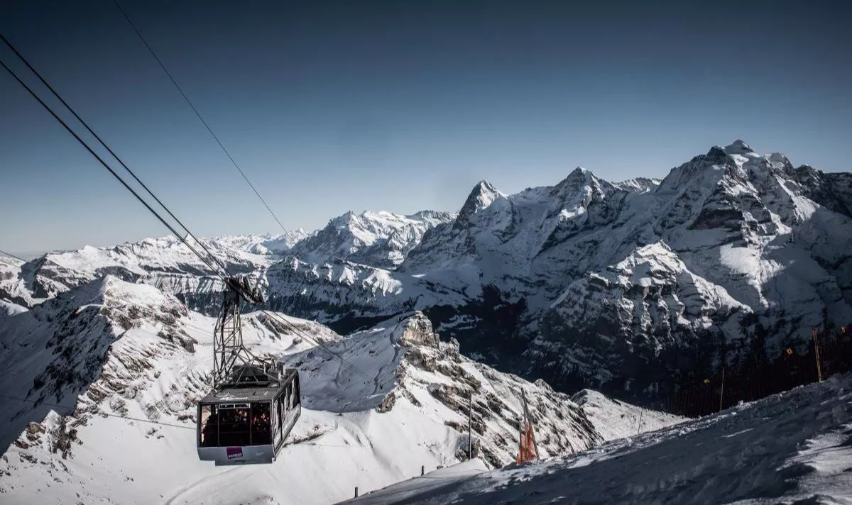 The steepest cable car in the world in a beautiful European country