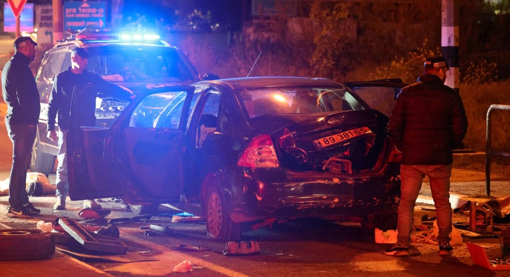 Fourteen hurt in ‘terror attack’ as vehicle rams into people at Israeli bus stop