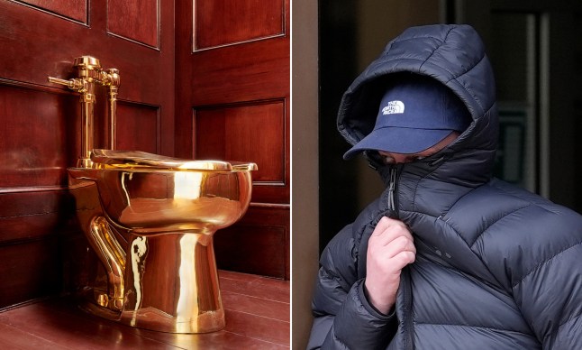 Golden toilet was used by suspect a day before heist who said it was 'splendid'