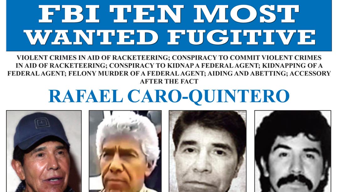 Drug lord Rafael Caro Quintero to be arraigned in NY after being transferred from Mexico